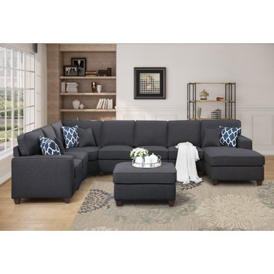 Samita 151.5'' Square Arms Modular Sofa