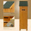 Wooden Garden Storage Shed – 3 Compartments, Solid Fir Wood, Lockable Door