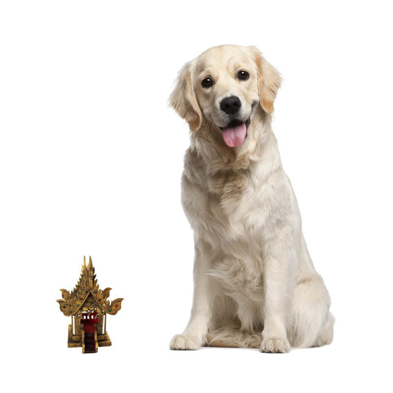 Lanna Golden Temple Sculpture