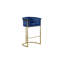 Tabouret de bar Maebelle en velours 29 po (Chaise simple)-1366281456-1366281457