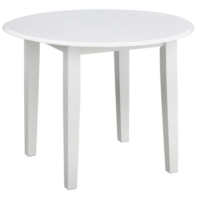 Framlingham Extendable Round Solid Wood Dining Table, White