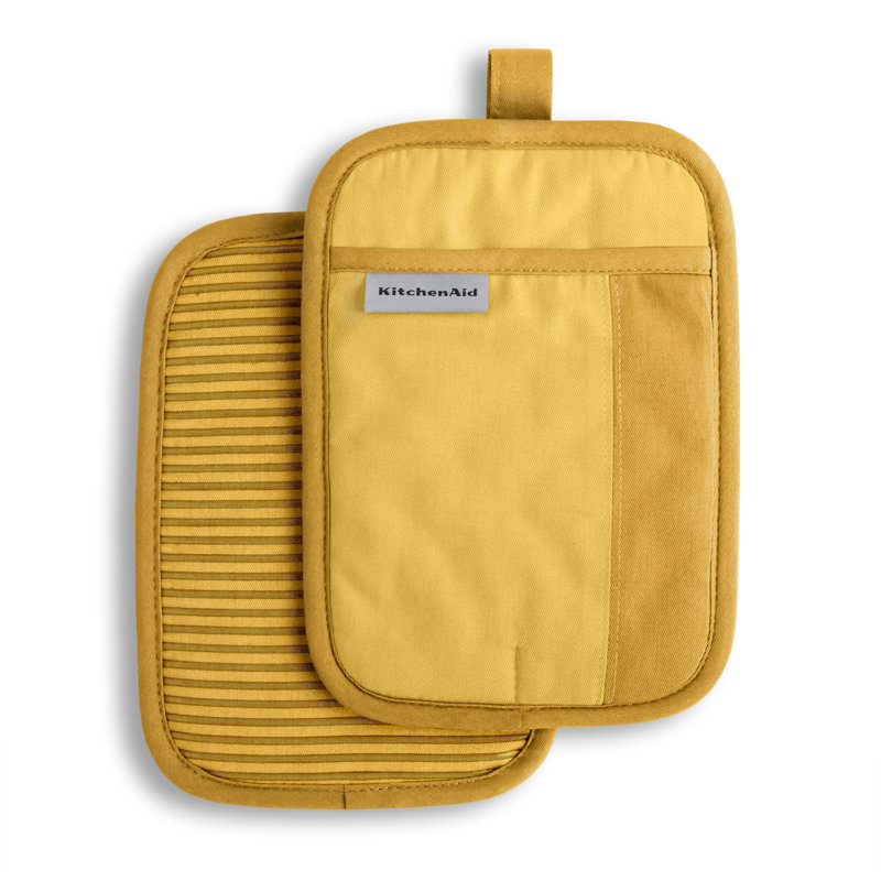 KitchenAid Beacon 2-Piece Potholder, Majestic Yellow