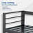 2-Pack 28" All-Weather Aluminum Patio Armchairs With Thick Blue Cushions & Black Frame-1305231565-1305231555