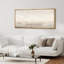 Minimal Landscape "Muted Abstract Calm & Serene Artwork, Neutral Simple Wall Pictures, Extra Large Framed Canvas Giclee Print Wall Art"-94945976-111176058