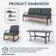 Patio Rattan Conversation Bistro Set With Coffee Table-262021177