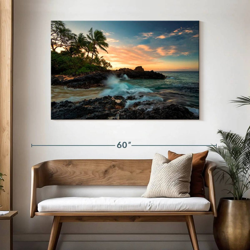 Nicci Makena Cove Sunset, H 32 po x l 48 po