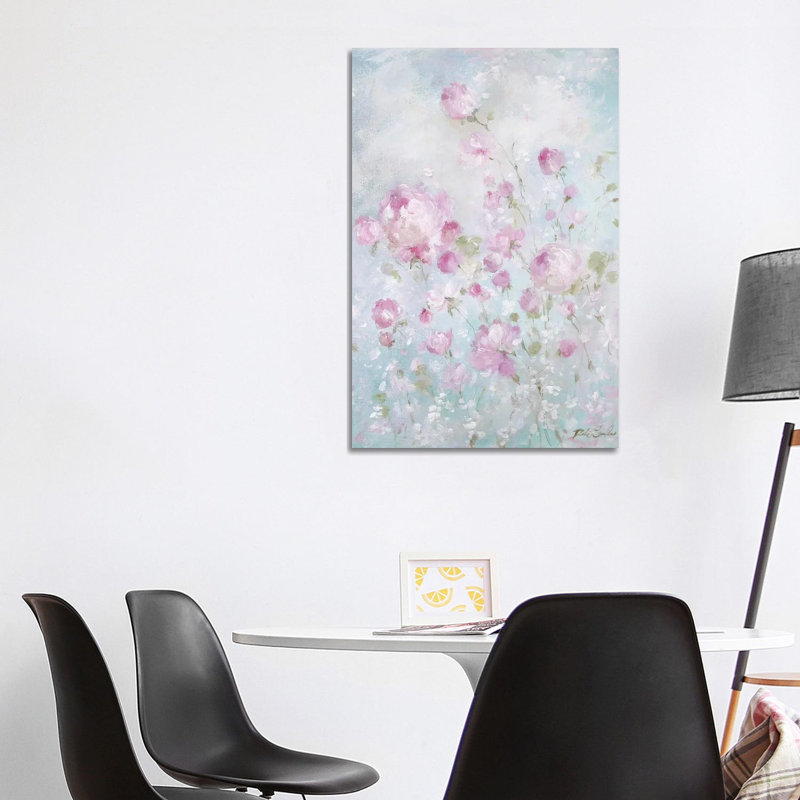 Whispering Roses by Debi Coules - Wrapped Canvas Painting, 101.6 cm H x 66.04 cm W x 3.175 cm D