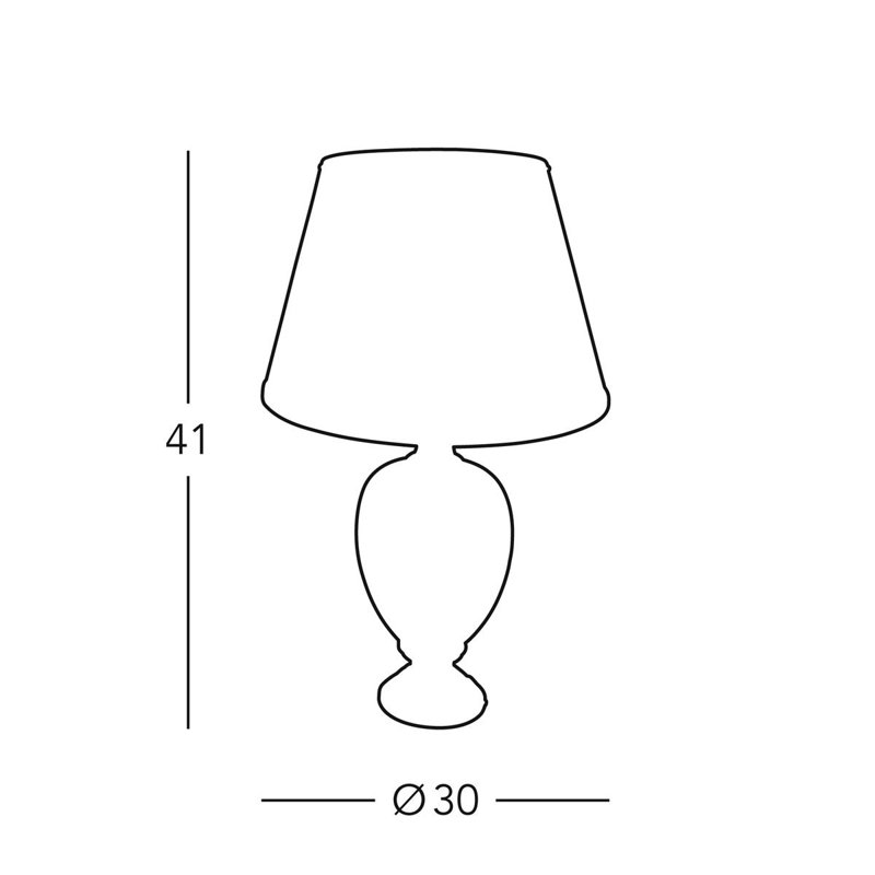 46 cm table lamp Damasco