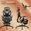 Fauteuil de bureau ergonomique avec support lombaire adaptatif, profondeur d'assise réglable et accoudoirs 5d