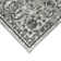 Calam Traditional Bordered Durable Performance Charcoal Gray Area Rug
