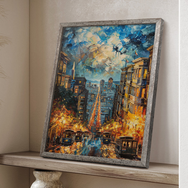 LANDSCAPES Series CECLIV, reproduction encadrée - bois massif, H 21 po x l 17 po