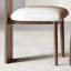 Ensemble de table de salle à manger simple en bois massif rétro-105272420