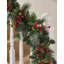 BRUSHED BERRY - 6ft Garland with 100 Warm White Lights