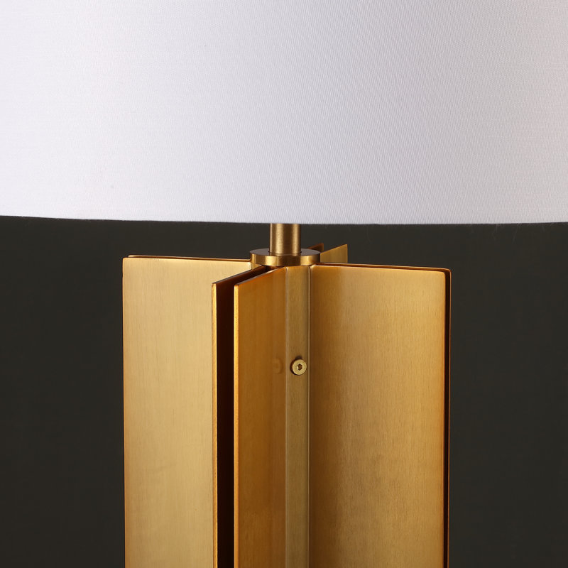 Cityside Metal Table Lamp, Gold