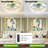 Ceiling Fans With Lights Dimmable LED Embedded Installation Of Thin Modern Ceiling Fans(Green)-652497914