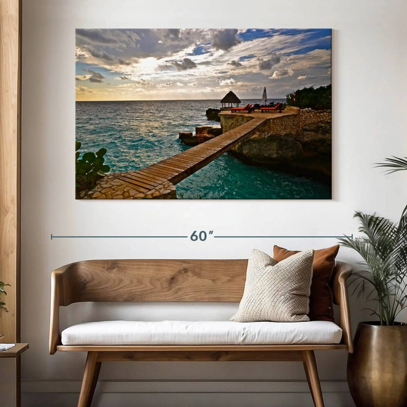 Gillard Jamaican Gillard Bridge, H 34 po x l 51 po