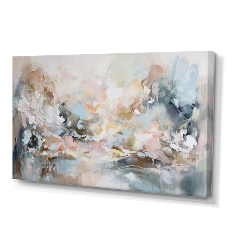 Feinstein Delicate Brushstrokes Abstract IV On Canvas Print, 30" H x 40" W, Wrapped Canvas, No Frame
