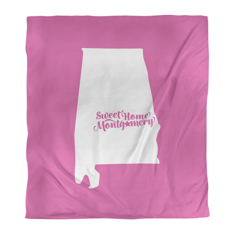 Housse de couette alabama montgomery, Housse de couette pour grand lit, Rose