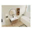 Meuble-lavabo mural 30 po avec lavabo et support de rangement, portes à fermeture douce, armoire combinée (-emballage)