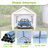 10 Ft. W x 20 Ft. D Carport Galvanized Steel Portable Garage Storage Shed Canopy-92474565