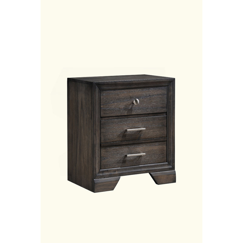 Table de chevet 2 tiroirs 1pc