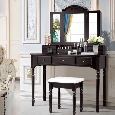 Cearley Dressing Table with Mirror