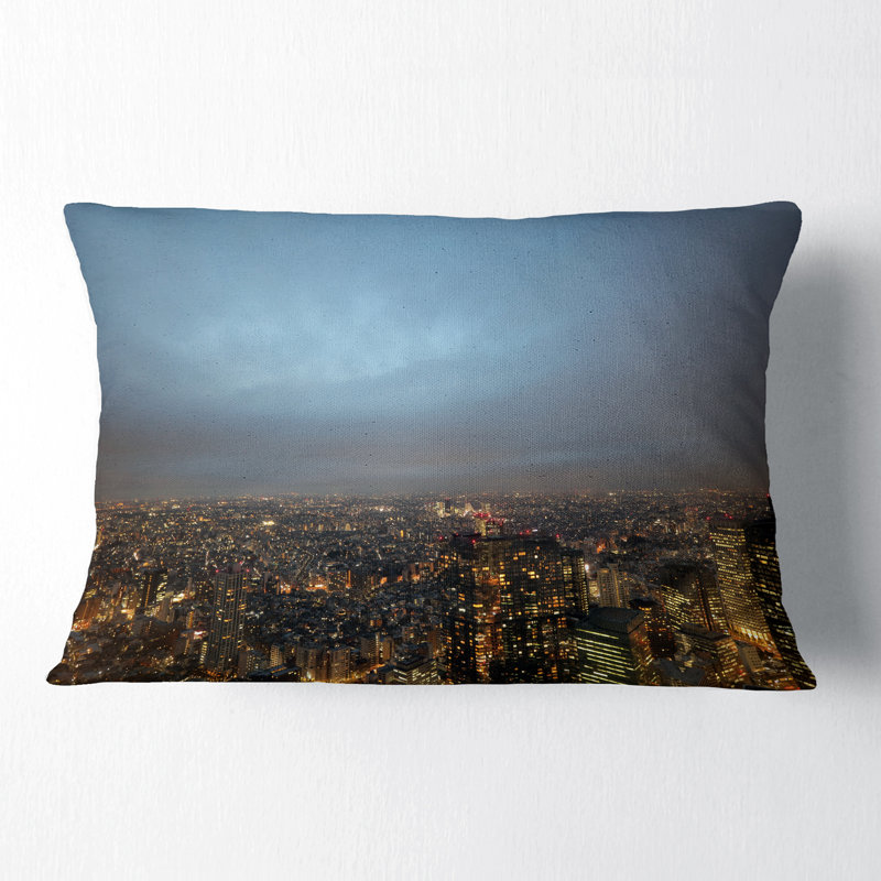 Coussin lombaire cityscape shinjuku district view point