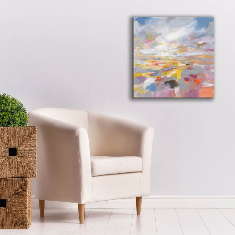 «A Colorful Land» par Danhui Nai, art mural sur toile, H 26 po x l 26 po
