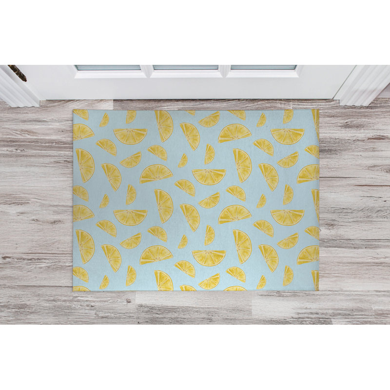 Citron d'été, L 36 po x L 60 po, Bleu nuage