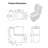 16.5 Inch 1.1/1.6GPF Dual-Flush Skirted Ceramic One Piece Toilet with Siphon Flush for Bathroom
