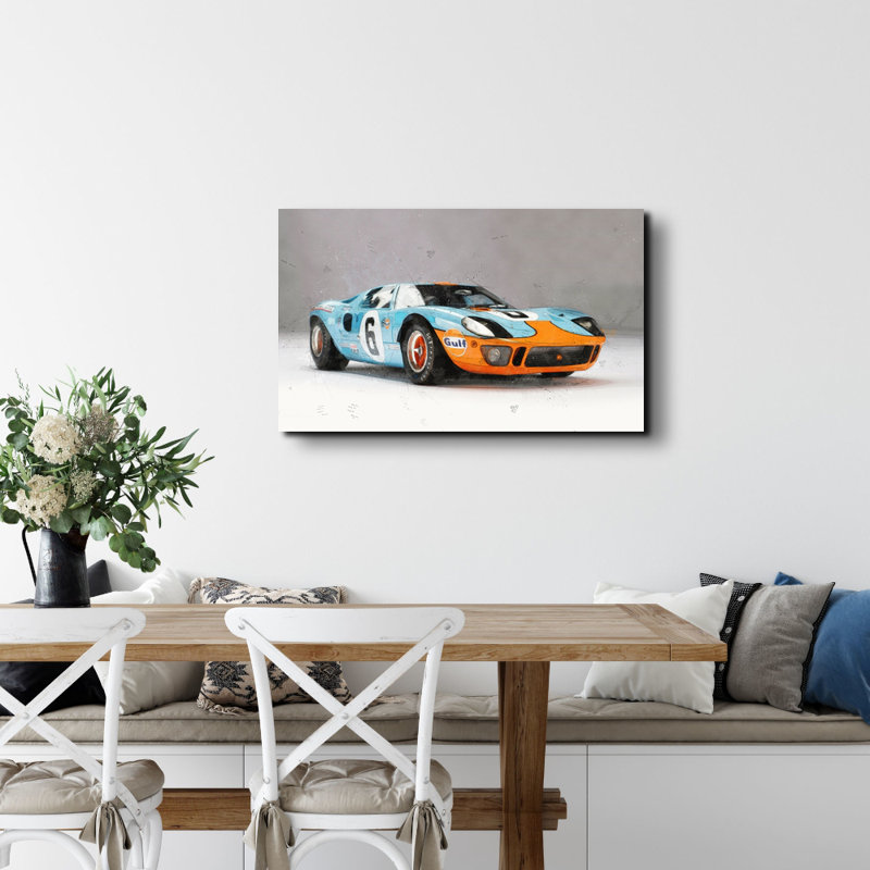 " Ford Gt " by Stephen Chambers, 15" H x 18" W x 1.5" D