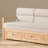 82.05" Beige Polyester Standard Sofabed cushion couch
