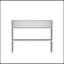 Console blanche avec rangement ouvert-118037808