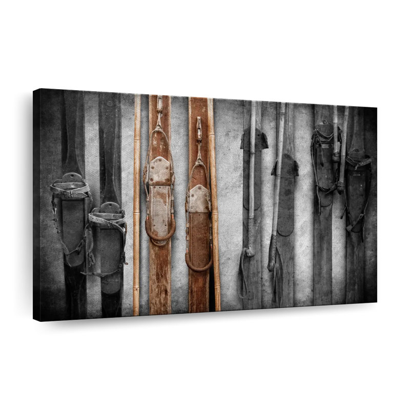 Ski Collection Canvas Print, 32" H x 48" W x 1.25" D