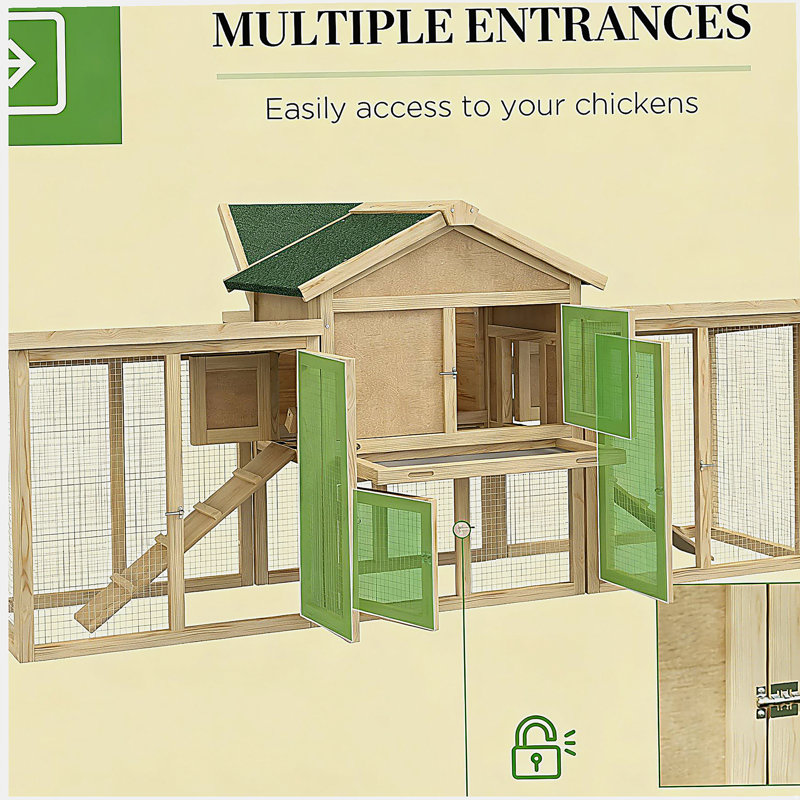 Poulailler, poulailler en bois