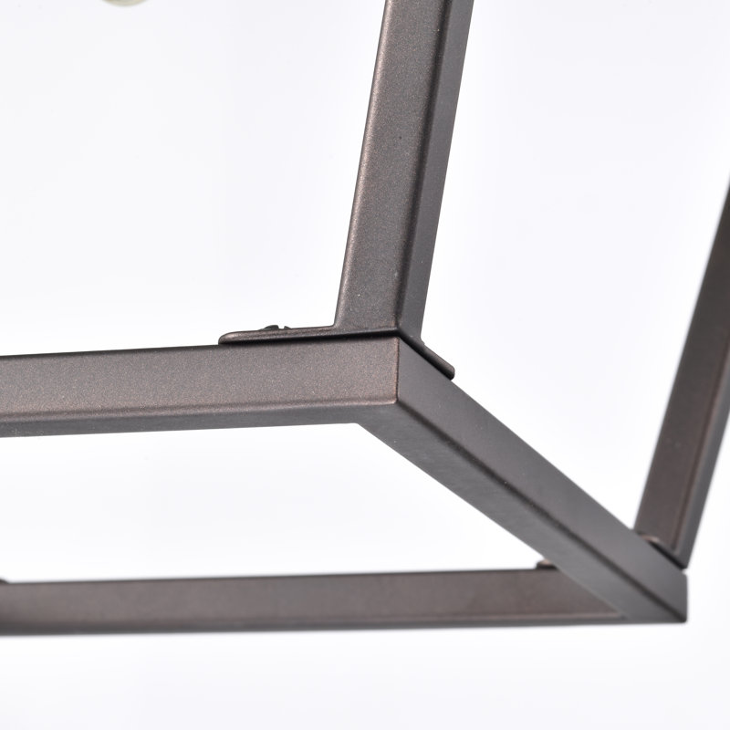 Makinley Farmhouse 1-Light Kitchen Island Linear Pendant Light, 75.5" H X 12" W X 12" D, Matte Black