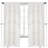 Boho Fringe Semi-Sheer Rod Pocket Curtain Panels (Set of 2) by Sweet Jojo Designs-94331555