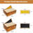 Complete 10-Frame Langstroth Beehive Kit, Wax-Dipped Cedar with Frames