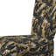 Chaise d'appoint rembourrée moderne noire et dorée Intrigue Elegance
