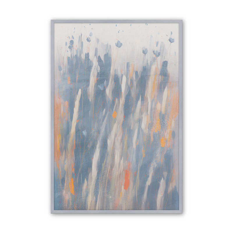Motif de champs flottants, Chrome poli, H 11,25 po x l 9,25 po