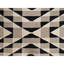Tapis oriental tissé à la main à motif géométrique tissé à la main 8 pi x 10 pi, brun kaki, 8 pi x 10 pi