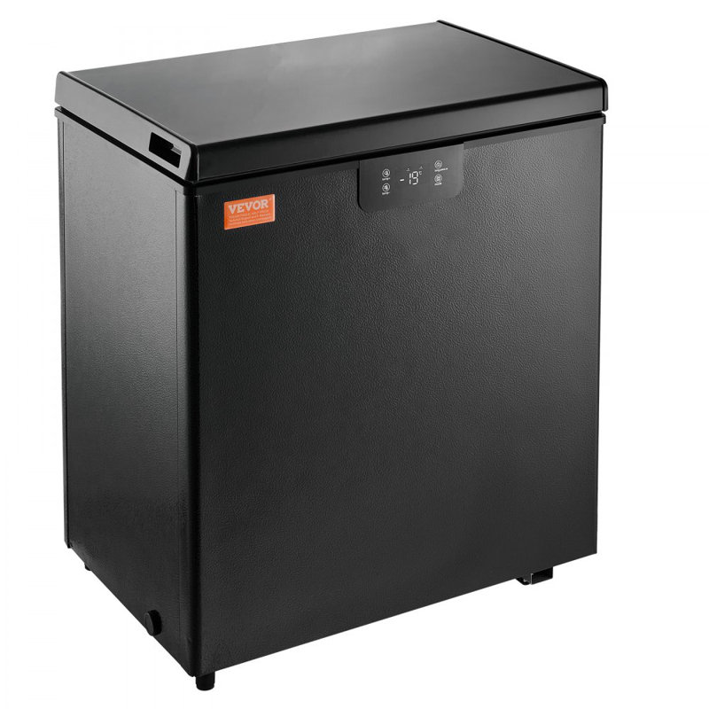 Coffre-fort, congélateur compact 5 pi³ / 142 L, congélateur compact à porte ouverte sur le dessus avec 2 paniers amovibles et thermostat réglable, économie d'énergie et faible bruit