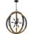 10 - Light Dimmable Globe Chandelier