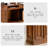 Retro Rectangular Manufactured Wood Reception Desk
