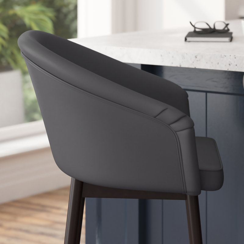 Tabouret de comptoir 26,25 po, Tabouret de comptoir (siège d'une hauteur de 26,2, gris