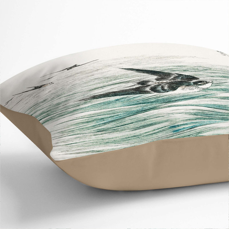 Square Cushion, 40cm H x 40cm W x 15cm D, Stone