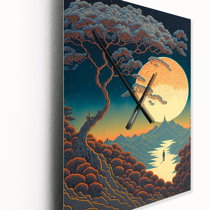 Horloge murale Jelynn, Grand