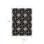 Espitia 5' X 8' Black And Ivory Geometric Washable Indoor Outdoor Area Rug