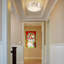 Lustre semi-encastré avec abat-jour en cristal Brasfield, aucun assemblage requis-92598479