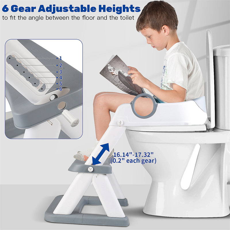 Échelle de toilette pliable